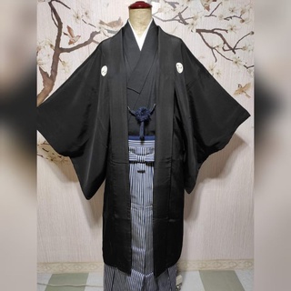 Preloved Authentic Japanese Kimono Yukata set- Japanese Costume for Adult men Yuugen Kimono