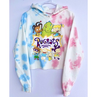 Rugrats Nickelodeon Tie Dye Semi Cropped Hoodie