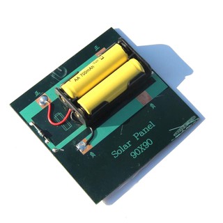 1W 4V Rechargeable AA Battery Solar Cell Charger With Base For 2xAA Batteries Charging Directly