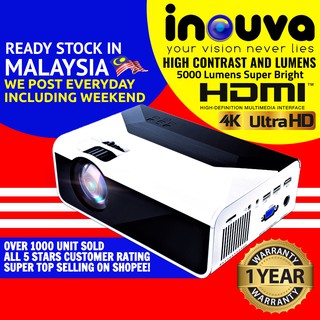 MALAYSIA Portable mini projector Full HD Projector Home Projector home theater inouva uc46