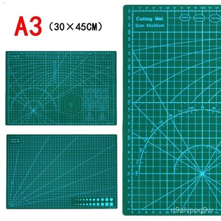 Ready Stock❇The Original A2/A3/A4/A5 Self Healing Cutting Mat Dark Green PVC Engraving Pad Double-Si