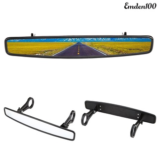 emden100 1.75 Inch Wide-angle Rearview Mirror Replacement for UTV ATV Off-road Vehicle