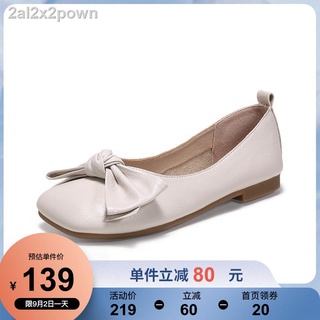 ❁❁✢[Camel camel] 2021 autumn peas shoes small leather shoes loafers shallow mouth flat single shoes