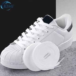 Sneaker Replacement Accessories Polyester Double Thick Flat ShoeStrings