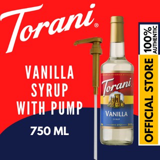Torani Vanilla Coffee Syrup *SYRUP PUMP IS SOLD SEPARATELY*