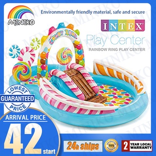 INTEX Inflatable Swimming Pool Swimming Pool For kids For Thickened Durable Pool Bath Shower