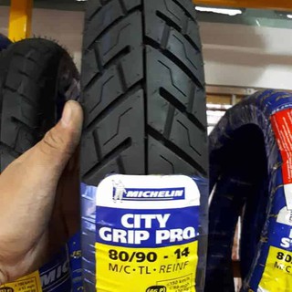 MICHELIN CITY GRIP PRO TUBELESS SIZE 13 14 17 FREE SEALANT and PITO