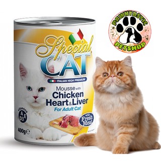 Special Cat in Can - Mouse with Chicken Heart & Liver 400g