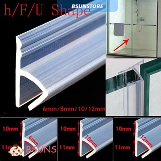 BSUNS 1M 6-12mm F U h Shape Bathroom Accessaries Seal Strip Hardware Window Seal Sealing Strips Bath Screen Silicone Rubber Home Improvement Home & Living Glass Door Weatherstrip