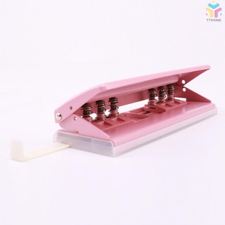 Ready Stock/▥T&T Adjustable 6-Hole Desktop Punch Puncher for A4 A5 A6 B7 Dairy Planner Organizer Six (8)