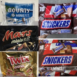 Twix/Mars/Snickers/Bounty Chocolate Minis