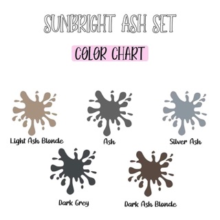 Sunbright Ash Set Hair Colors