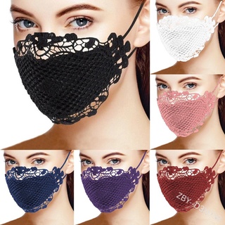 Lace Mask Women Face Mask Breathable Washable and Reusable Mask