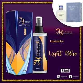 AT Perfumes Version of D&G Light Blue Eau De Parfum For Men 85mlperfume
