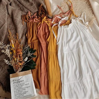 Comfy Isla Dress (summer,casual) (white,brown,black,emerald,teal,tan,mustard,rust) (7)