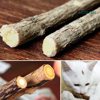 5Pcs Cat Teeth Cleaning Stick Pure Natural Catnip Kitty Molar Toothpaste Rods