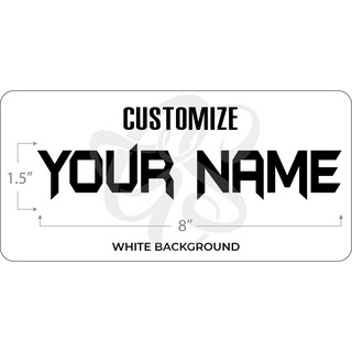 Customize Your Name_ Pre-Cut Heat Press Transfer Vinyl
