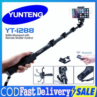 Yunteng YT-1288 Camera Monopod with Bluetooth Shutter Remote Control