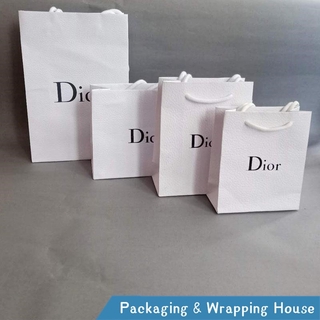 Dior Branded Paper Bags Paper Handbag for Gift lipstick