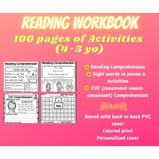 Reading Workbook 1 (ages 4-5)