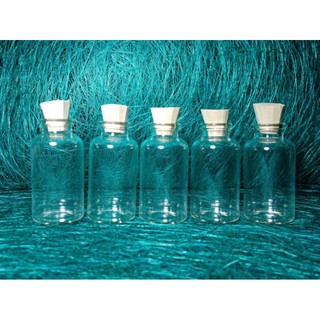 Mini Cork Glass Bottle(5 bottles)