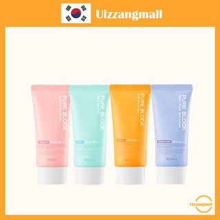 [APIEU] Pure Block Sun Care Collection (Tone Up Sun Base, Aqua Sun Gel, Daily Sun Cream, Water Proof Sun Cream) (1)