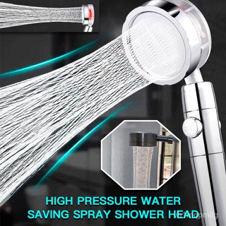 High Pressure Water Saving Spray Shower Head 360 Rotated Rainfall Shower Head Bathroom Hand-held Pre