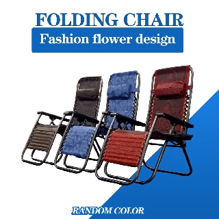 Folding Chair COD FREE Wall sticker and Cup holder (1)