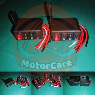 Motorcycle Alloy Switch Box ( 1 Hazzard Switch & 3 On/Off Switch) (1)