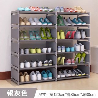 High Quality Double Capacity 6 Layer Shoe Rack