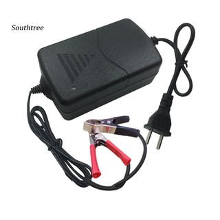 [COD] 12V 1A Universal Portable Car Truck Motorcycle Alligators Clip Battery Charger (2)