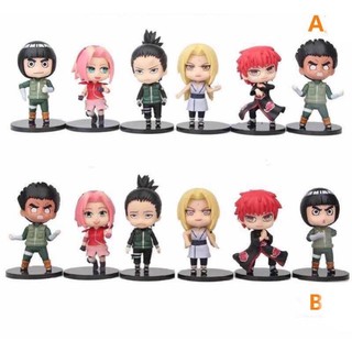 Naruto Chibi Naruto,Sasuke,Kakashi,Itachi,Sakura,Tobi,Gaara #A and #B Set of 6