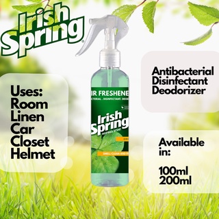 Irish Spring Room Linen Disinfectant Spray for Car Home Office