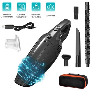 9000pa Cordless Wet & Dry Car Vacuum Cleaner 12v Portable Powerful Handheld Rechargeable Home