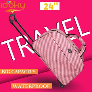 Idoky 24" R&W Trolley Travel Bag Hand Carry Luggage