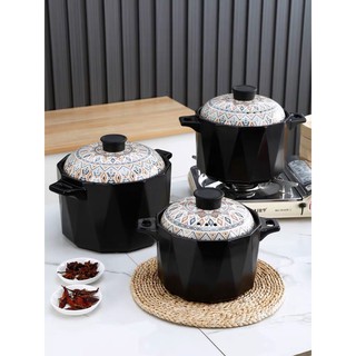 Japanese Style Casserole Soup Pot Gas Open Flame Ceramic Small High Temperature Stew Pot Clay Pot