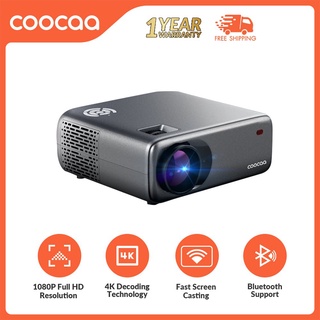 Coocaa T1 Projector 1920*1080P Full HD Resolution Support Wireless Projection 1+8G Bluetooth 4.2