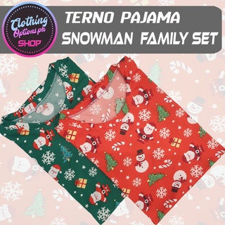 Christmas Print!!! | Snowman | Family Set Terno Pajamas!!!!