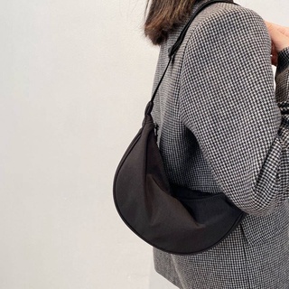 Nylon crossbody bag women's 2021 new trendy dumpling bag lightweight small shoulder bag underarm bag