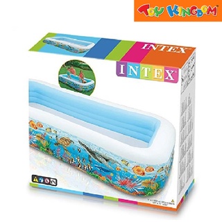Intex 120 x 72 x 22-inch Swim Center Family Pool Tropical