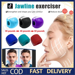 [IN Stock/COD] Jawline Exerciser Jaw exerciser Jawline Jawzrsize trainer TikTok exercise ball jawliner jawrsize line chew ball workout muscle Fitness Ball [KG]