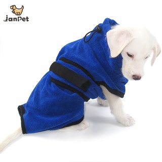 Super absorbent Dog Bathrobe Warm Dog Clothes Super Absorbent Pet Drying Towel Cat Hood Pet Bath Tow