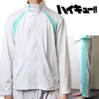 Anime Haikyuu Volley Ball Team Sportswear Cosplay Costume Uniform Jacket and Pants (1)