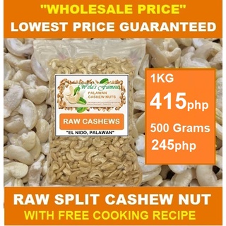 PALAWAN RAW SPLIT CASHEW NUTS ( KASOY )