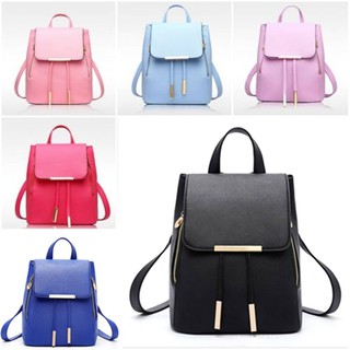 Girl Backpack Handbag School Bags Shoulder Bag PU Leather Laptop Travel
