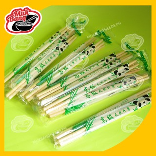 10 Pairs Disposable Wooden Chopsticks