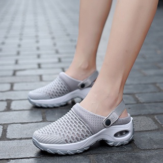 Slip-on Women's Shoes Women's Shoes Lightweight Half Slippers Breathable Spring Air Cushion Summer20