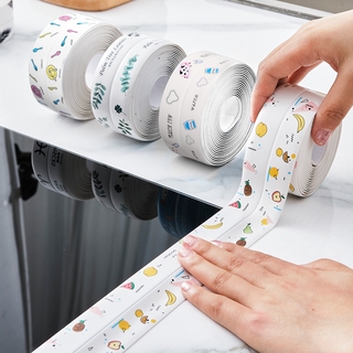 Kitchen Sink Waterproof Sticker Anti-mold Waterproof Tape Bathroom Countertop Toilet Gap Self-adhesive Seam Stickers