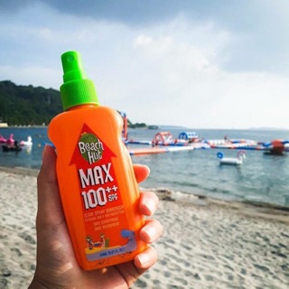 Beach Hut MAX Spf100 Clear Spray 150ml authentic (1)