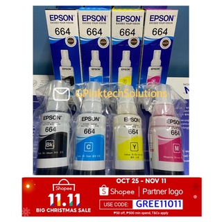 Epson Ink 664 T6641 COD Black/colored